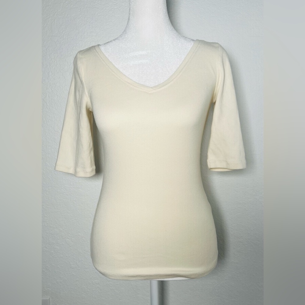 Anthropologie Ribbed Top‎ - Picture 2 of 7